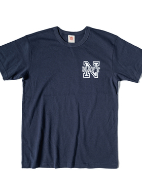 NON STOCK美式复古US NAVY海王波塞冬T恤纯棉圆领重磅男女短袖TEE