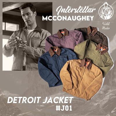 美式工装卡哈风格帆布外套