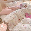 A类床上用品四件套床单床上三件套纯棉全棉2025新款 宿舍床三件套4
