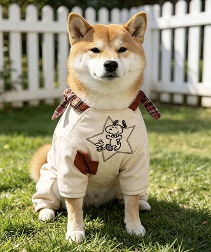 【正版史努比宠物衣】宠物衣服薄款帅气萨摩耶服装狗狗T恤衣服