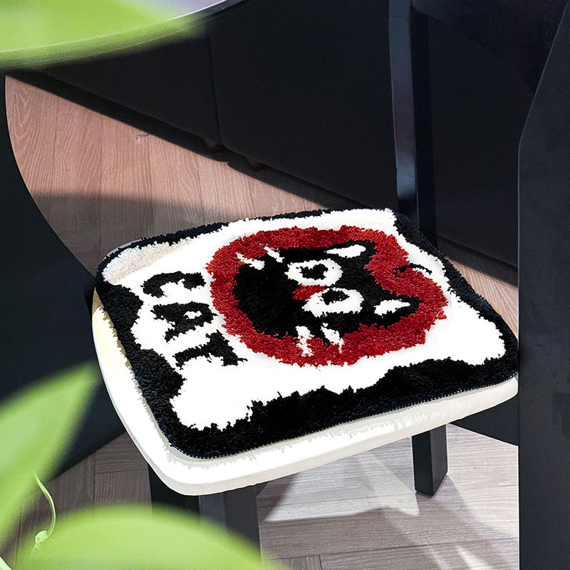 卡通植绒防滑簇绒椅垫家用办公室防凉久坐屁股垫学生多功能坐垫