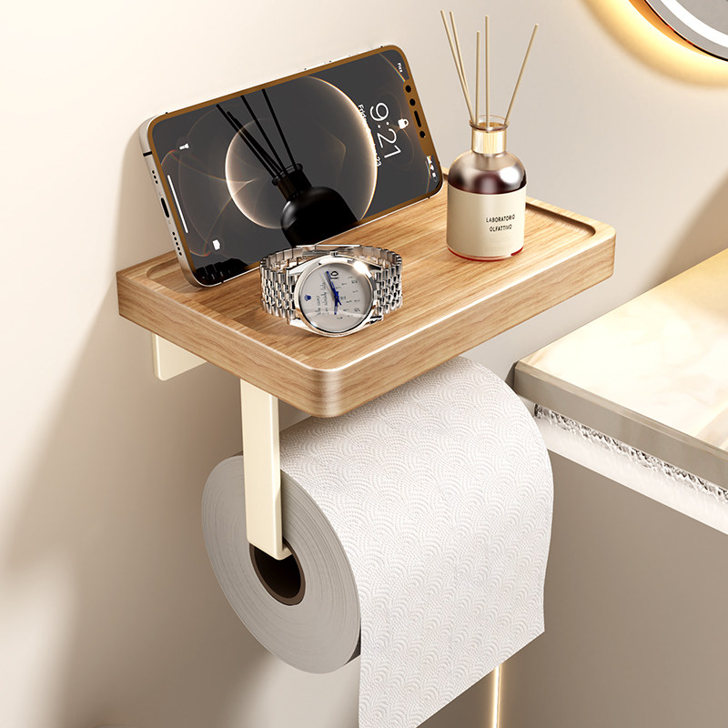 免打孔胡桃木纸巾盒卫生间浴室洗手间洗脸巾收纳厕所抽卷纸置物架,家庭/个人清洁工具,卷纸器/纸巾架,淘宝优惠券,粉丝福利购,淘宝优惠卷