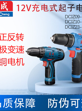东成DCJZ09/10/23-10充电手电钻起子机手持锂电12V双速正反转正品
