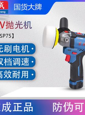 东成DCSP75无刷锂电抛光机电动打磨机汽车美容封釉抛光机车漆修复