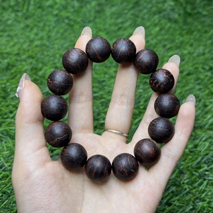 天然小叶降真香手串1.6圆珠单圈紫油硬糖结黄金甲猫猫推荐