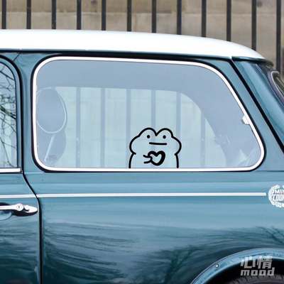 个性可爱动物车身三角窗