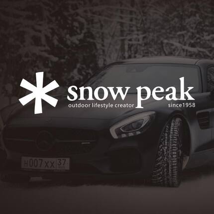 Snow Peak雪峰车贴户外防水个性雕刻镂空汽车前后挡风玻璃贴纸