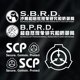 scp车贴神盾局超自然现象研究和防御局基金会文字反光汽车贴纸