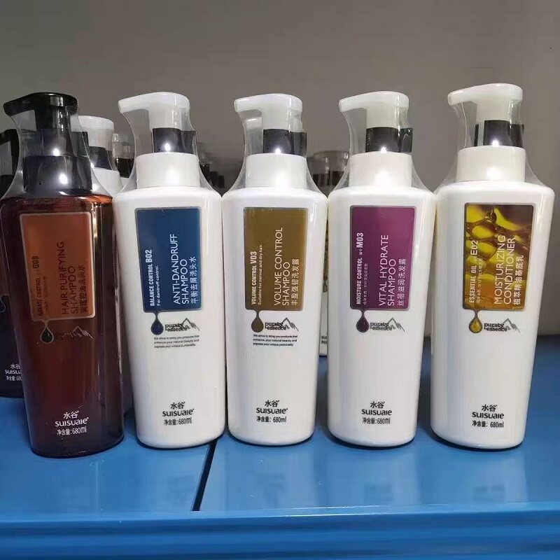 水谷调理控油去屑洗发水丝蓓滋丰盈强韧清凉洗发乳植萃精油基底乳