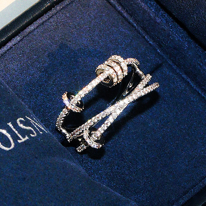 925纯银食指戒指女时尚个性ins潮轻奢小众精致设计感时来运转指环 925纯银食指戒指女时尚个性ins潮轻奢小众精致设计感时来运转指环