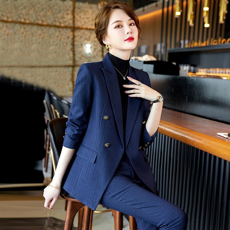 高端西装套装女春秋2025新款高级感女士正装上班服气质工作服西服