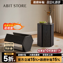 实木凳子家用可叠放矮凳结实耐用餐桌备用餐凳客厅加厚板凳叠叠凳