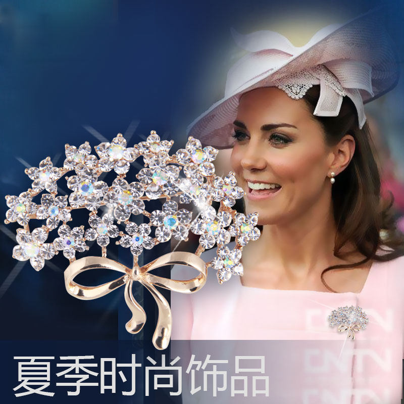 Broche femme en Zircon diamant - Ref 1174383 Image 5