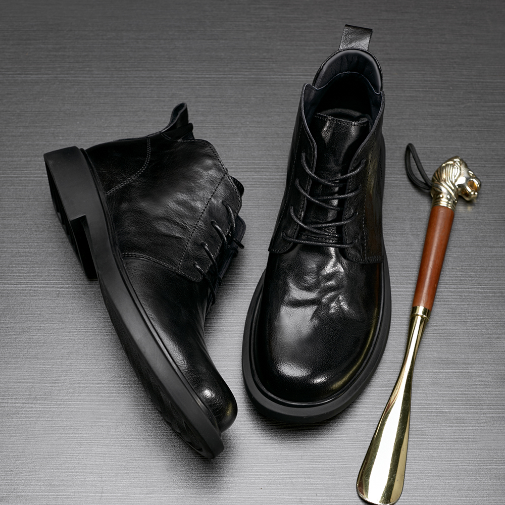 休闲靴子中帮马丁靴2025秋冬