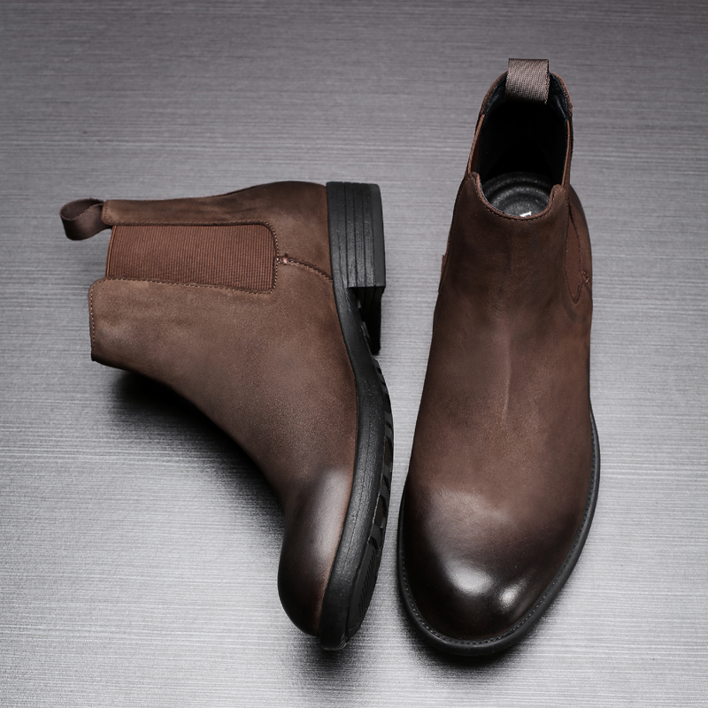 VoguHomme圆头马丁靴秋冬