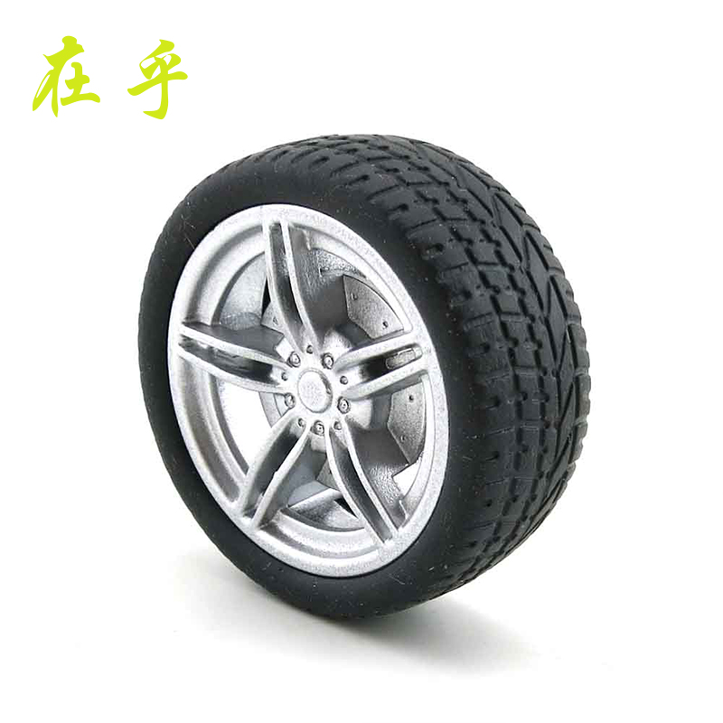 40/48mm仿真车轮 1:10车轮胎 轮毂 橡胶车轮 车轮子 玩具模型配件
