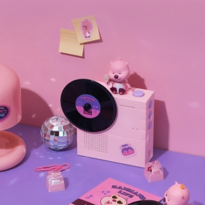 韩国loopy粉色露比蓝牙音箱礼物