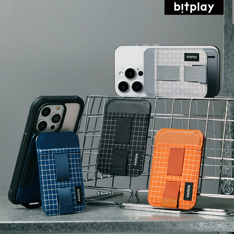 bitplay翻盖折叠磁吸卡包支架男