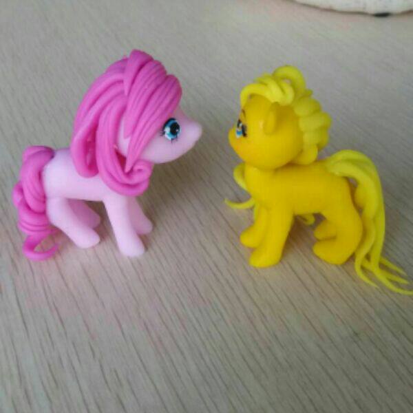 小马宝莉 手办 动漫 超轻粘土人偶 摆件 公仔 玩偶 树脂摆件粘土