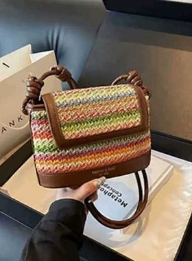 RC-25463-黑色女士小众经典款包