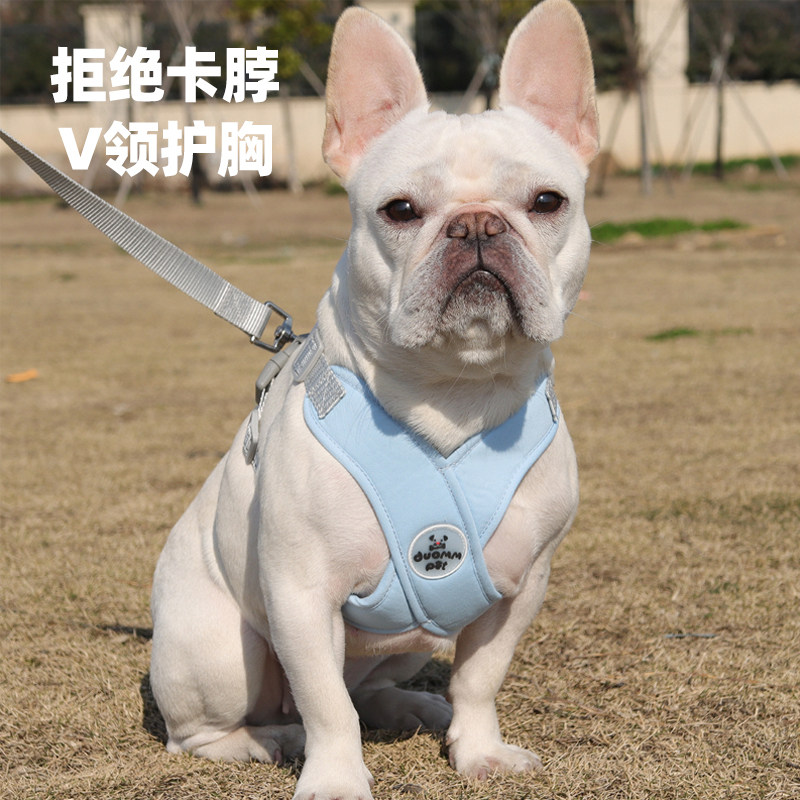 法斗狗狗牵引绳柴犬中小型犬遛狗狗牵引绳
