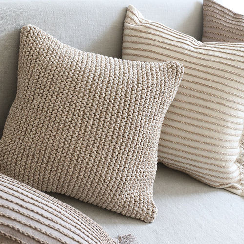 弋采手工编织靠枕抱枕腰枕现代