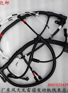 原厂东风天龙大力神雷诺国4国5带制动发动机线束总成D5010224293