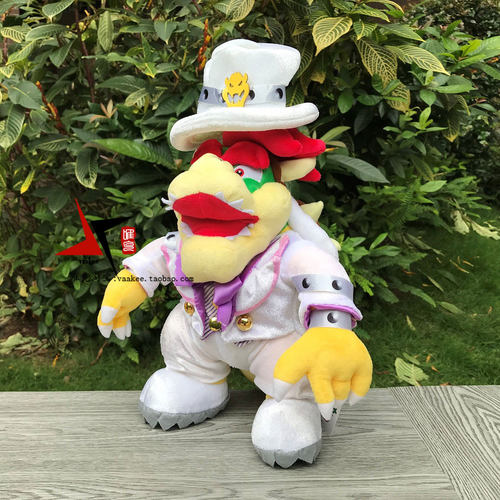 超级马力欧奥德赛婚纱礼服库巴Bowser火龙马里奥毛绒公仔玩具玩偶
