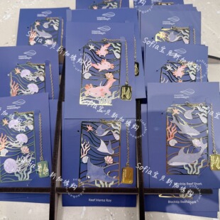 现货新加坡本土海洋馆旅游纪念品手信小礼品海洋动物特色书签