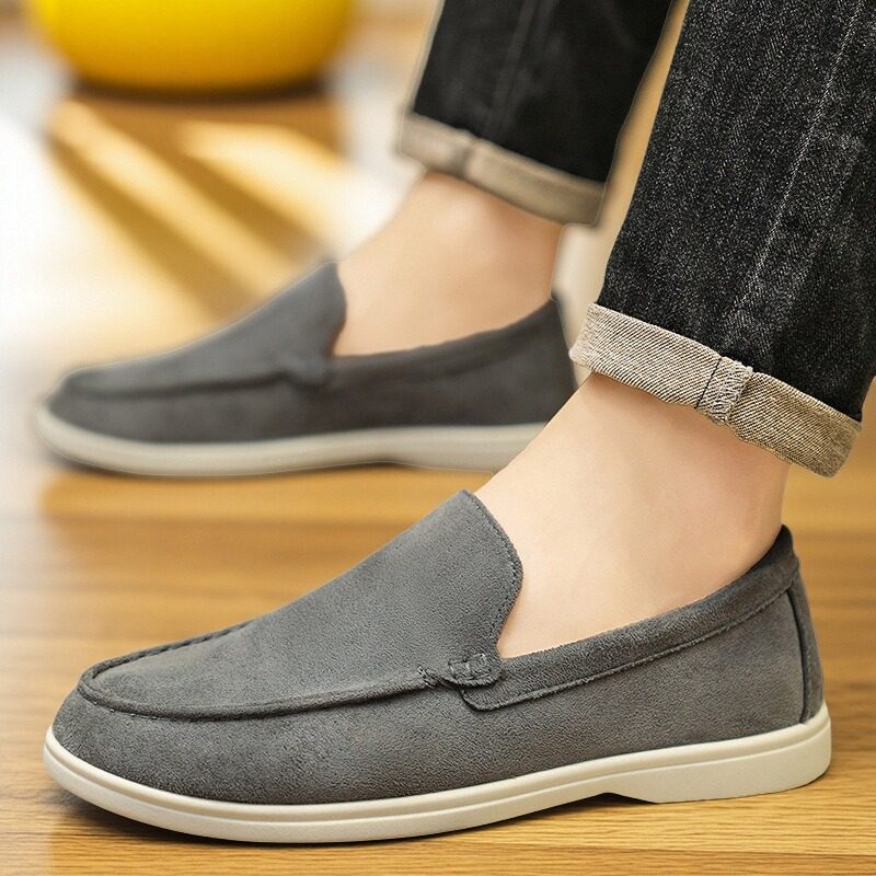 2025年秋季新款男鞋英伦风男士豆豆鞋时尚休闲鞋子青年低帮乐福鞋,流行男鞋,乐福鞋（豆豆鞋）,淘宝优惠券,粉丝福利购,淘宝优惠卷