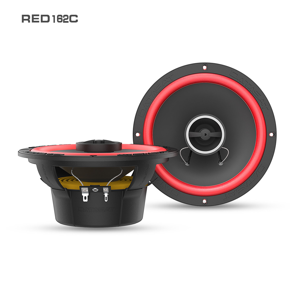 DATASAT大地之声RED162C汽车音响6.5寸直推车载同轴喇叭高低音