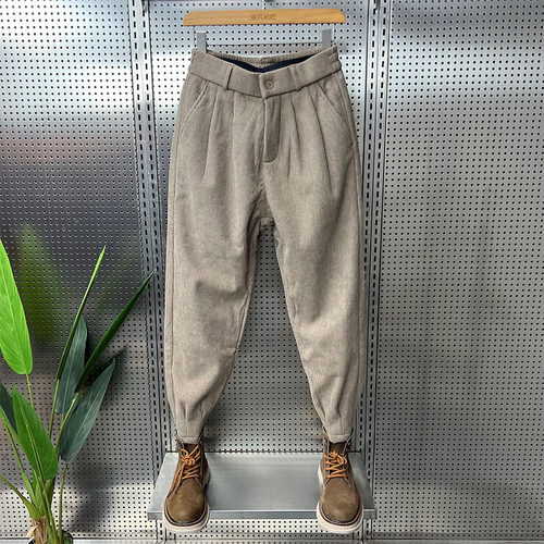 长裤灯芯绒休闲裤痞帅条绒裤