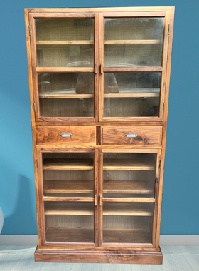 爵士机架364豪华CD柜DVD唱片柜胡桃木蓝光碟片玻璃门收纳唱hifi架