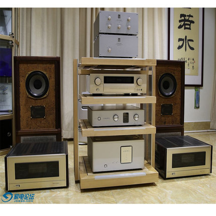 艺特X功放架hifi机柜多层音响设备器材架脚钉麦景图避震实木机架