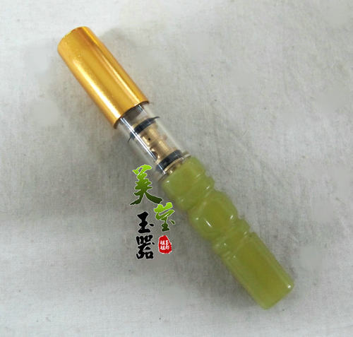 天然岫玉男士保健循环式过滤烟嘴