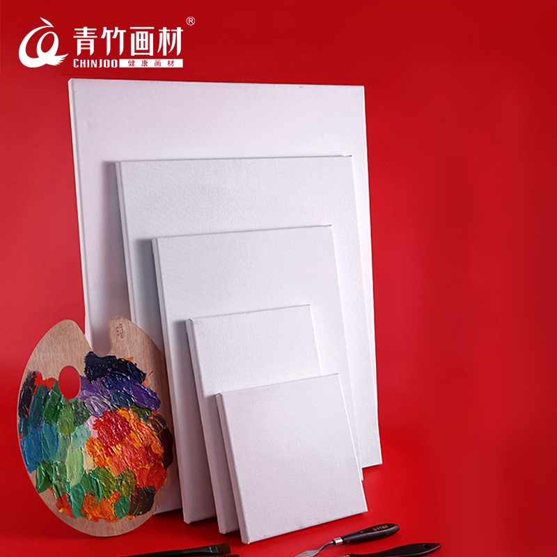 青竹画材旗舰店油画框棉质练习专用亚麻油画布框装裱内框美术
