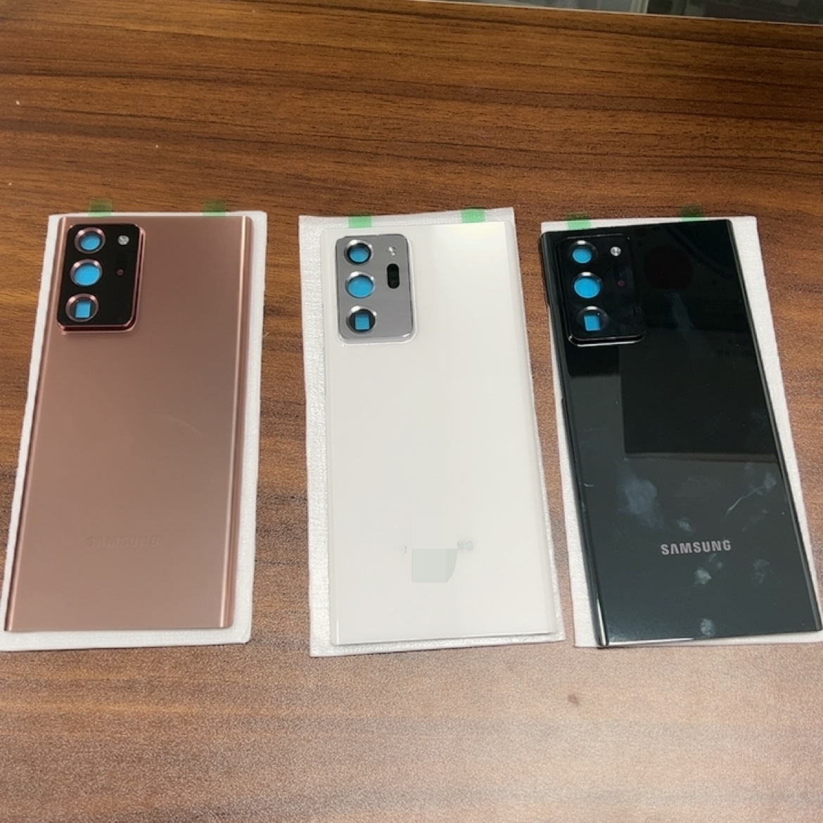 适用三星Note20Ultra全新玻璃后盖N20u电池盖手机后壳带镜头全新