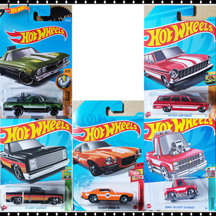 Hot Wheels风火轮合金车模型雪佛兰68 EL CAMINO/CHEVY CAMARO RS