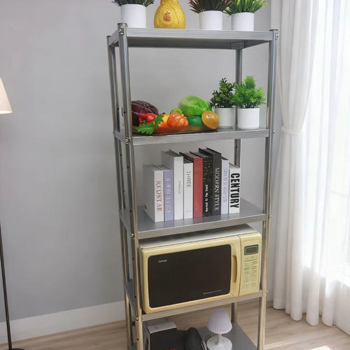 【清仓】80*40客厅厨房落地整理架置物架多层收纳架(送轮子）