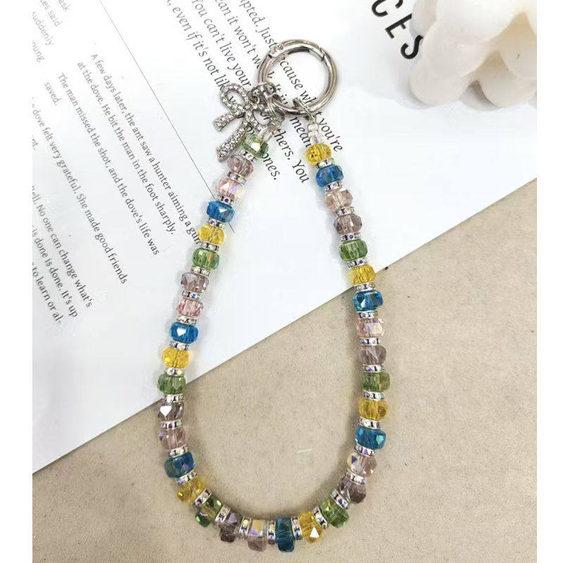 爆闪车轮水晶手机链相机链