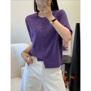 简约百搭短外套修身 春夏新品 开衫 针织衫 显瘦小披肩上衣女 2026时尚