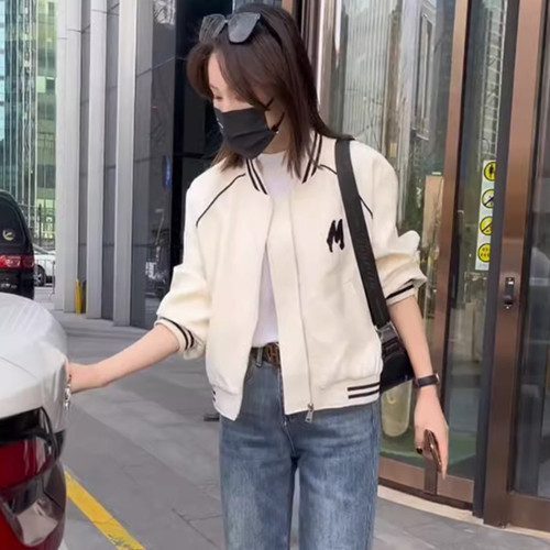 新款休闲百搭春季夹克上衣高级感