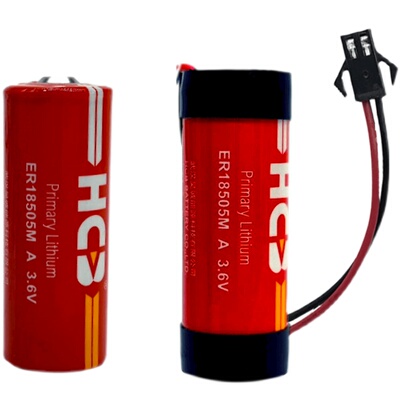 原装HCB昊诚ER18505M智能水表锂电池3.6V家用专用IC插卡A型流量计