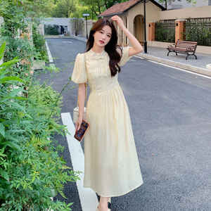 现货 有买家秀 新中式盘扣改良旗袍连衣裙女 2360-P115-K168图片