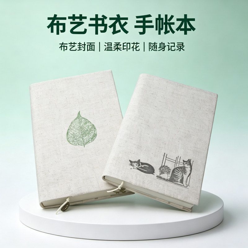 布书套布书衣书本保护套书皮包书套手账本手帐本封套可调节改尺寸