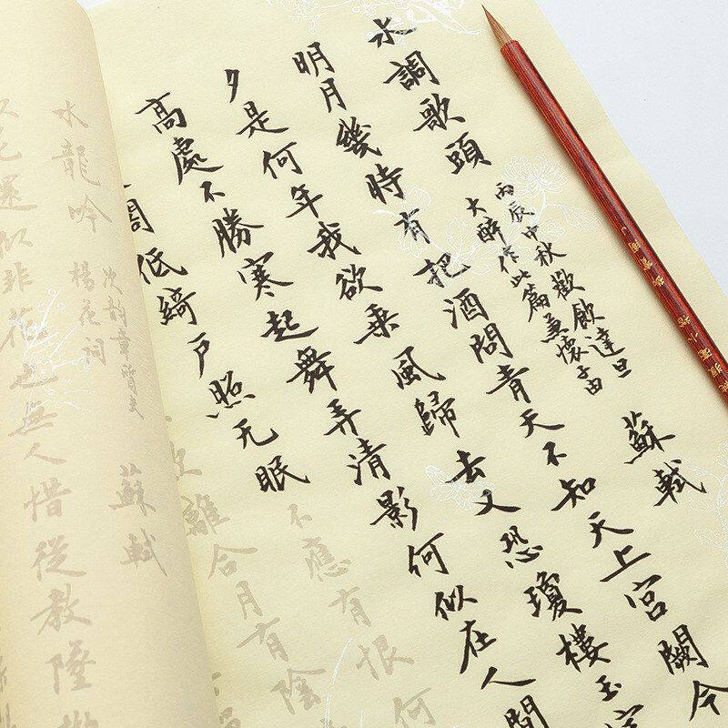 小楷毛笔字帖楷书初学者描红临摹宣纸书法练习手抄唐诗宋词练字帖