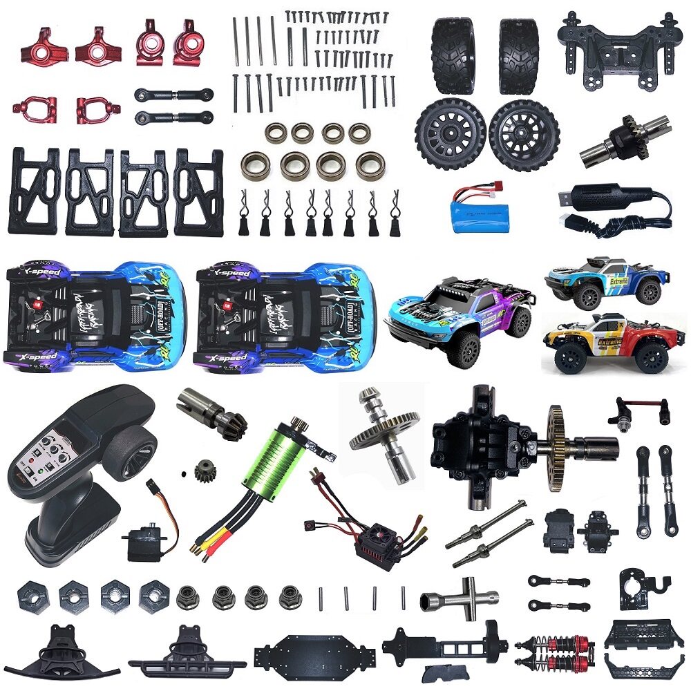 JJRC Q130C PRO零配件短卡车壳轮胎XLF充电器X09遥控避震螺丝摆臂
