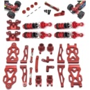 JJRC遥控车Q130Q141AB金属零配件OP升级改装 减避震器摆臂转向组件