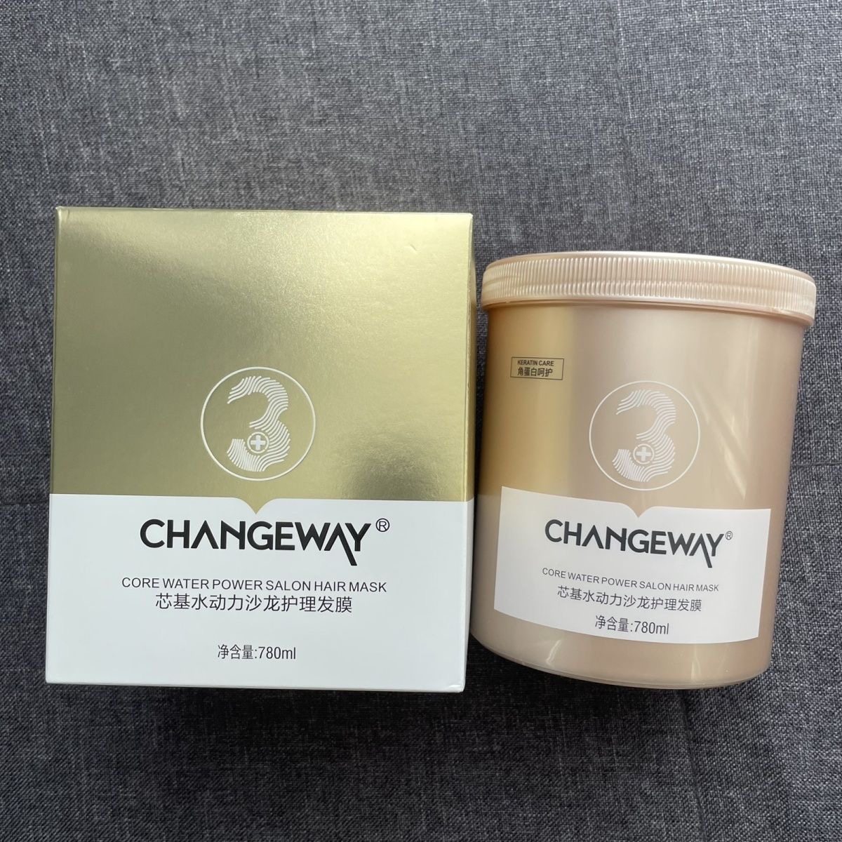 changeway角蛋白发膜3+芯基水动力沙龙护理发膜柔顺理发店修复
