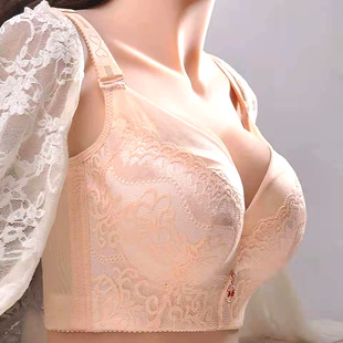 有钢圈文胸调整收副乳内衣女胖mm200斤162款 特大胸罩加大码 薄款